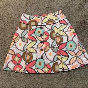 Tailor B. Moss Floral Pleated Skirt 8